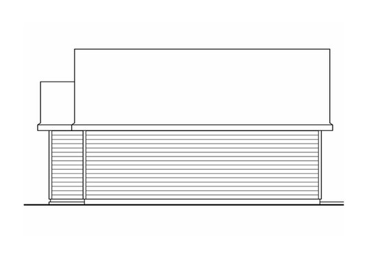 Exterior - Other Elevation for Traditional House Plan #124-790 - 1 bed, 1 bath