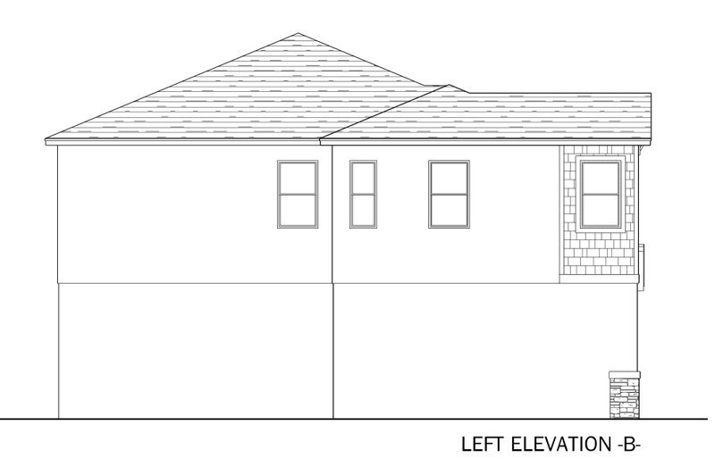 Architectural House Design - Exterior - Other Elevation for Traditional House Plan #1058-257 - 4 bed, 2.5 bath
