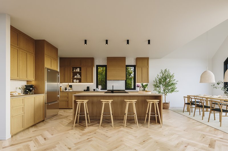 Dream House Plan - Interior - Kitchen for Modern House Plan #23-2799 - 5 bed, 3.5 bath