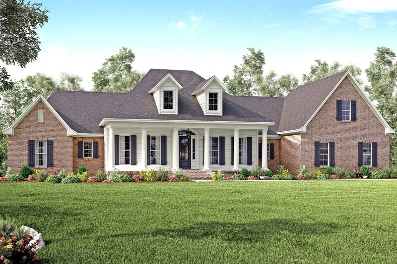 House Design - Country Exterior - Front Elevation Plan #430-135
