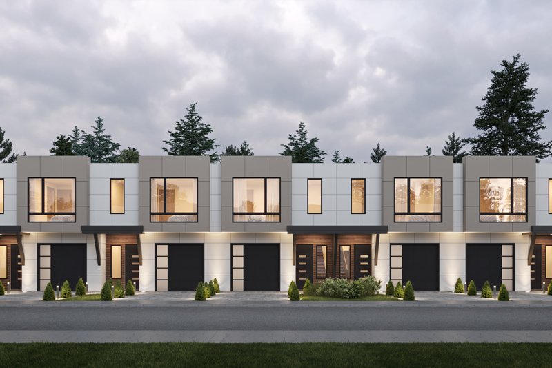 Dream House Plan - Contemporary Exterior - Front Elevation Plan #1066-247