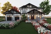 Craftsman Style House Plan - 3 Beds 3 Baths 2555 Sq/Ft Plan #1101-15 