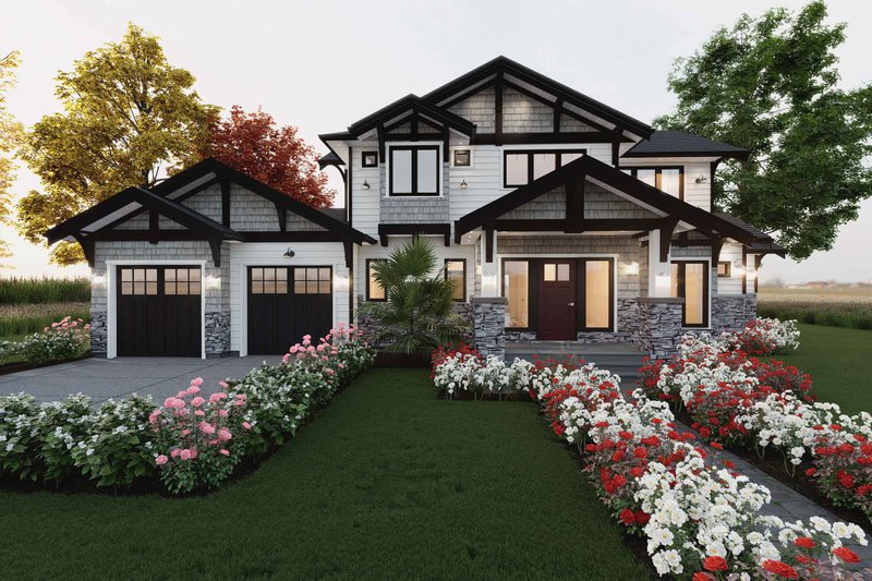 House Plan Design - Exterior - Front Elevation 5 for Craftsman House Plan #1101-15 - 3 bed, 3 bath