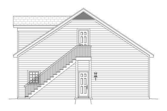 Exterior - Other Elevation 1 for Country House Plan #932-195, 0 bath