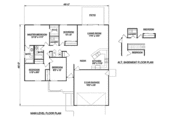Ranch Style House Plan - 4 Beds 2 Baths 1405 Sq/Ft Plan #116-235 