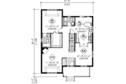 Country Style House Plan - 3 Beds 2.5 Baths 1689 Sq/Ft Plan #25-2083 