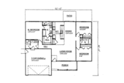 Farmhouse Style House Plan - 3 Beds 2 Baths 1423 Sq/Ft Plan #116-210 