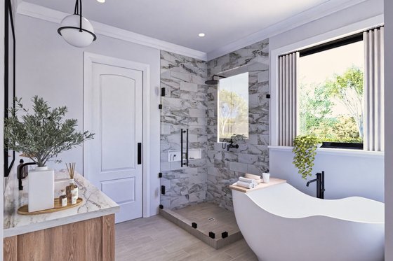 Interior - Bathroom 1 for Farmhouse House Plan #119-473 - 3 bed, 3.5 bath