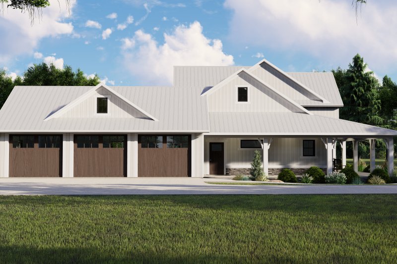 House Blueprint - Exterior - Other Elevation 1 for Farmhouse House Plan #1064-101 - 3 bed, 2.5 bath
