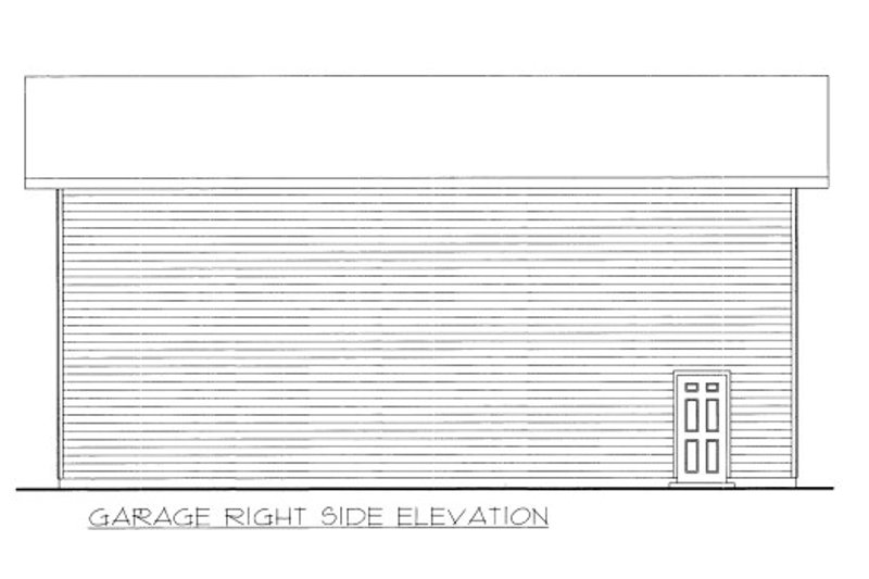 House Blueprint - Exterior - Other Elevation for Traditional House Plan #117-664, 0 bath