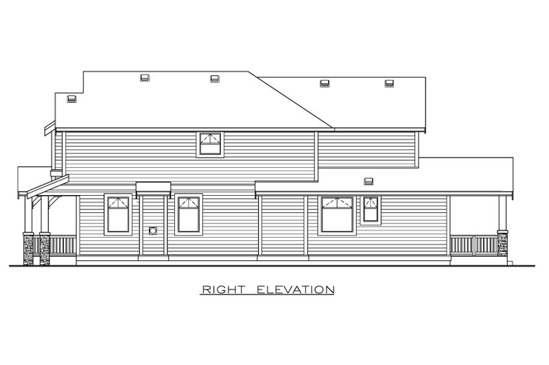 Home Plan - Exterior - Other Elevation 1 for Craftsman House Plan #1100-135 - 3 bed, 2.5 bath