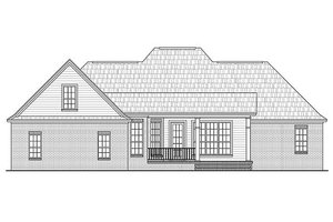 Rear VIew - 2200 square foot Country home