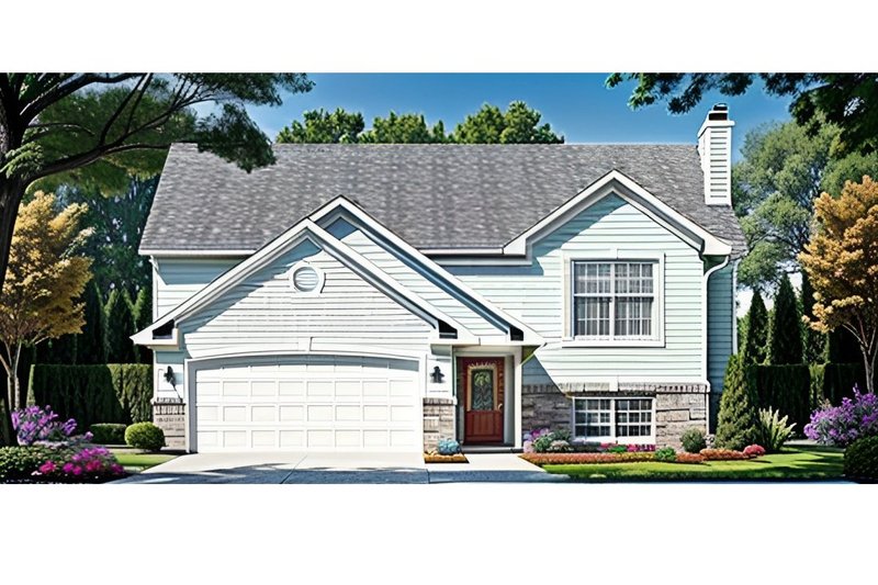 Dream House Plan - Traditional Exterior - Front Elevation Plan #58-154