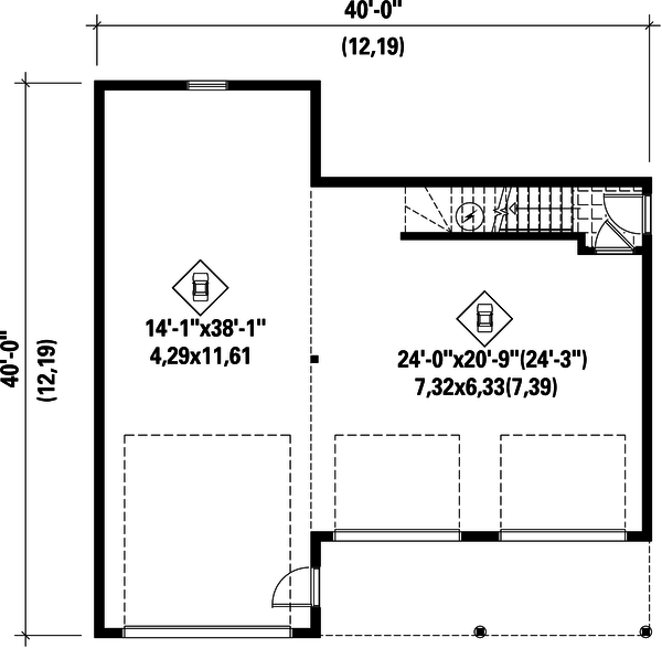 Home Plan - Country Floor Plan - Main Floor Plan #25-4754