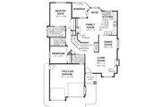 Traditional Style House Plan - 2 Beds 2 Baths 1438 Sq/Ft Plan #18-1013 