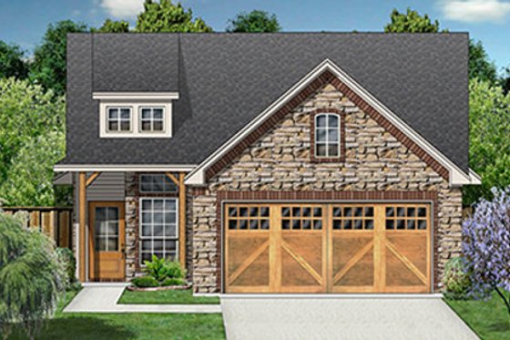 Exterior - Front Elevation for Craftsman House Plan #84-285 - 3 bed, 2 bath