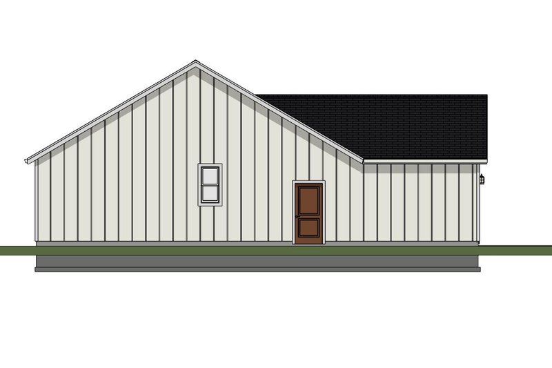 House Blueprint - Exterior - Other Elevation for Traditional House Plan #943-60 - 3 bed, 2 bath