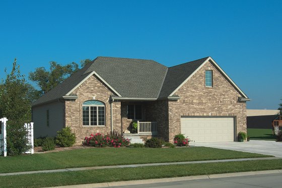 Exterior - Front Elevation 3 for Traditional House Plan #20-2371 - 3 bed, 2 bath