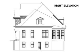Exterior - Other Elevation for European House Plan #119-215 - 4 bed, 4 bath