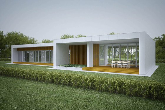 Modern design, elevation 