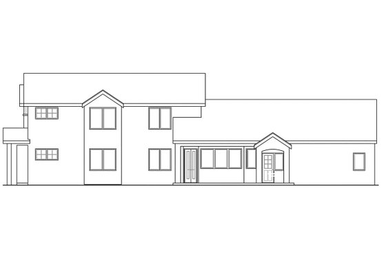Exterior - Other Elevation for Mediterranean House Plan #124-903 - 3 bed, 3.5 bath
