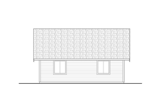 Exterior - Other Elevation 2 for Cottage House Plan #124-1453 - 2 bed, 2 bath