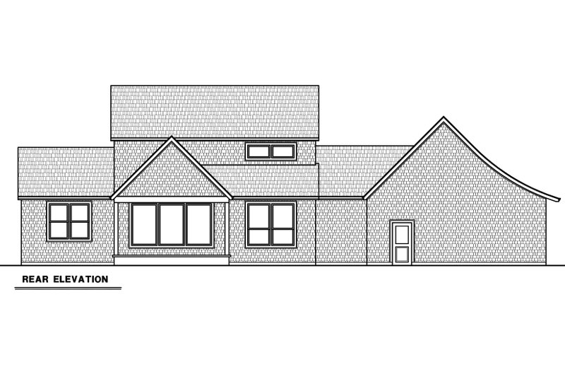 Farmhouse Style House Plan - 4 Beds 2.5 Baths 2853 Sq/Ft Plan #1070-208 ...