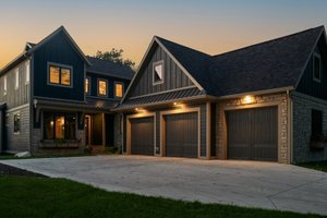 Cottage Exterior - Front Elevation Plan #928-397