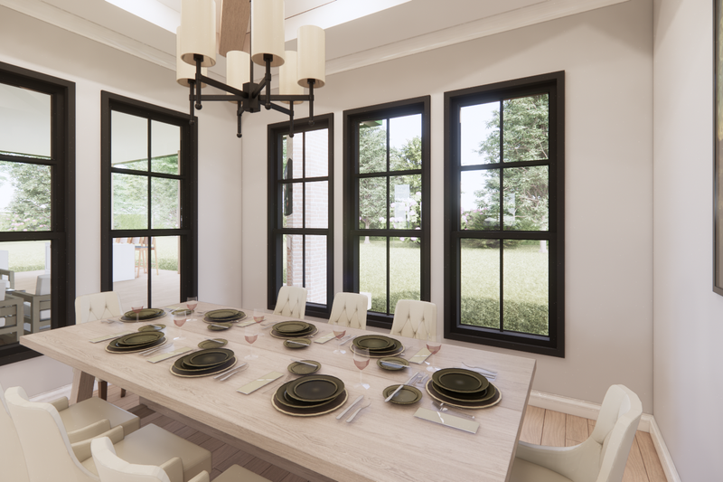 Home Plan - Interior - Dining Room 1 for Farmhouse House Plan #1074-81 - 4 bed, 3.5 bath
