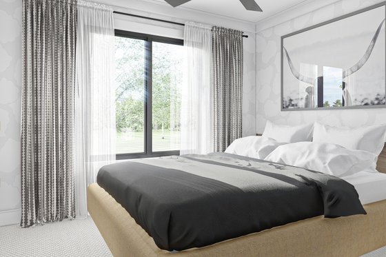 Interior - Bedroom 1 for Farmhouse House Plan #455-236 - 3 bed, 2.5 bath