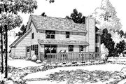 Traditional Style House Plan - 3 Beds 2.5 Baths 1763 Sq/Ft Plan #312-535 