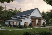 Farmhouse Style House Plan - 1 Beds 2 Baths 1027 Sq/Ft Plan #1117-43 Exterior 