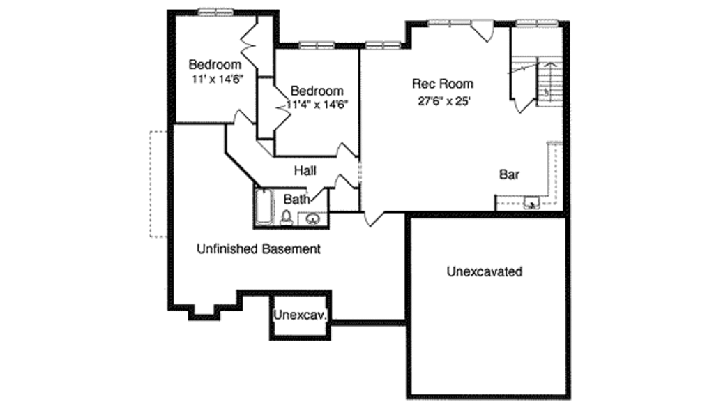 Southern Style House Plan - 3 Beds 2.5 Baths 1930 Sq/Ft Plan #46-271 ...