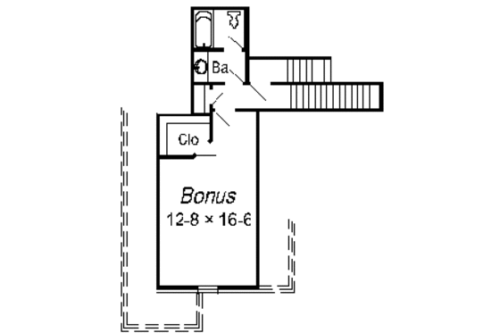 Floor Plan - Other Floor for European House Plan #329-279 - 5 bed, 3 bath