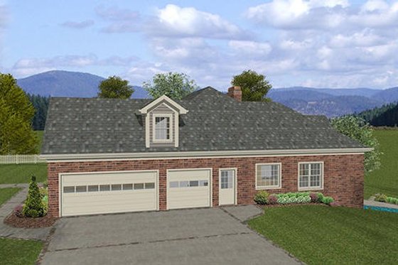 Exterior - Other Elevation for Craftsman House Plan #56-576 - 4 bed, 2.5 bath