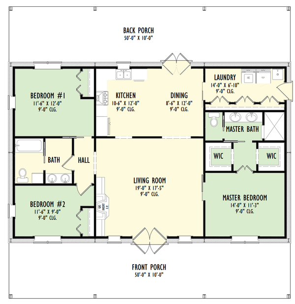 Barndominium Floor Plan - Main Floor Plan #1092-57