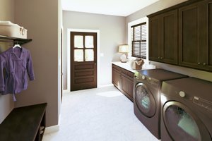 Interior - Laundry for Farmhouse House Plan #44-283 - 3 bed, 2 bath