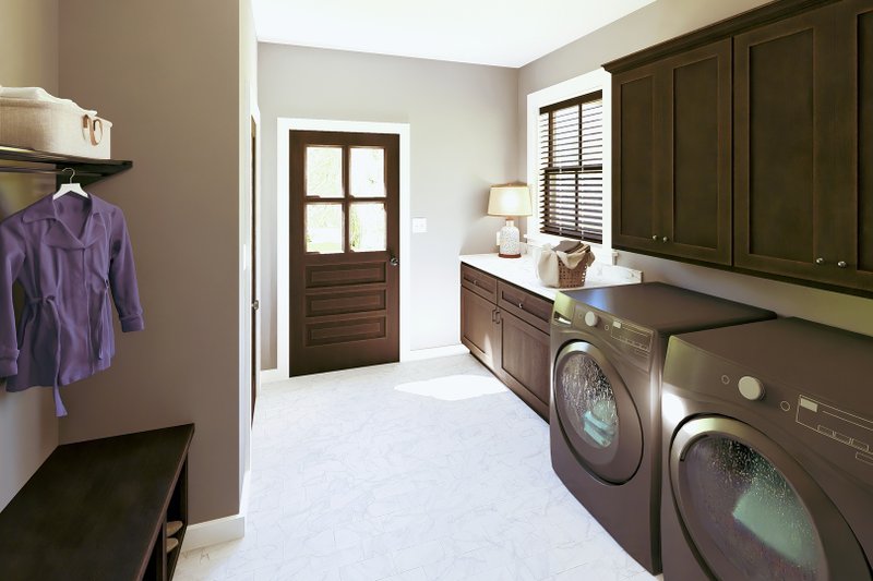 House Plan Design - Interior - Laundry for Farmhouse House Plan #44-283 - 3 bed, 2 bath