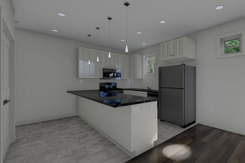 Home Plan - Interior - Kitchen for Contemporary House Plan #126-274 - 3 bed, 2.5 bath