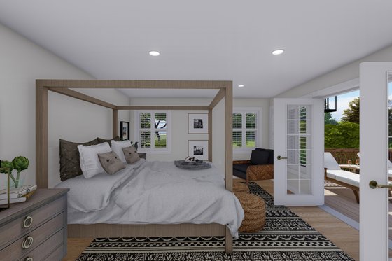 Interior - Master Bedroom 2 for Contemporary House Plan #1060-142 - 3 bed, 2.5 bath