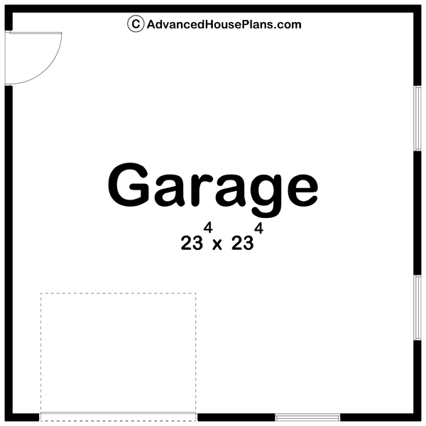 Architectural House Design - Traditional Floor Plan - Main Floor Plan #455-537