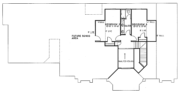 Floor Plan - Upper Floor Plan #17-277