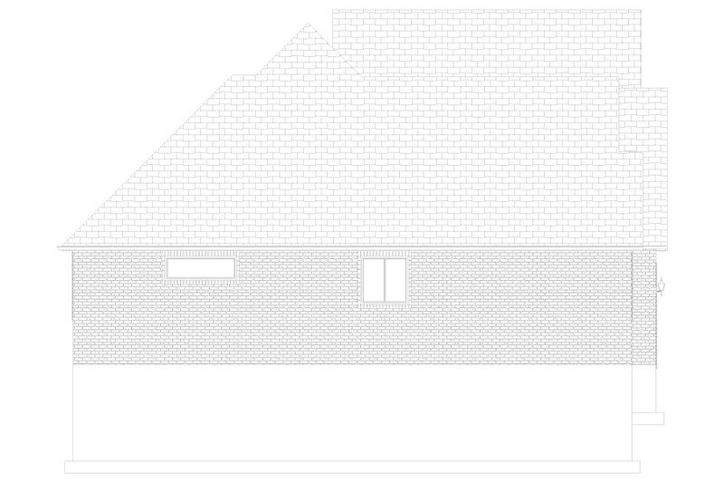 House Blueprint - Exterior - Other Elevation for Ranch House Plan #1060-300 - 3 bed, 2 bath