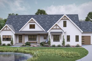 Farmhouse Exterior - Front Elevation Plan #455-502