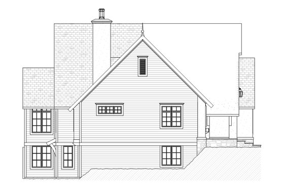 Exterior - Other Elevation 1 for European House Plan #901-108 - 4 bed, 3.5 bath