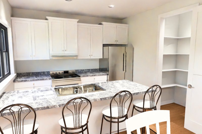 Architectural House Design - Interior - Kitchen 1 for Modern House Plan #513-2454 - 3 bed, 2.5 bath