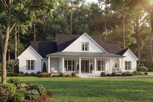 Farmhouse Exterior - Front Elevation Plan #430-390