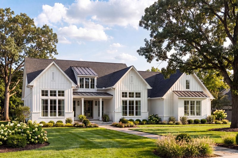 Dream House Plan - Exterior - Front Elevation 8 for Farmhouse House Plan #430-436 - 3 bed, 2 bath