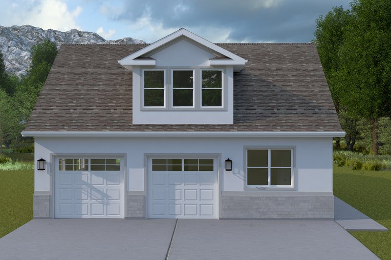 Traditional Style House Plan - 0 Beds 0 Baths 1225 Sq/Ft Plan #1060-358