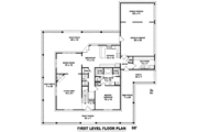 Country Style House Plan - 3 Beds 2.5 Baths 2512 Sq/Ft Plan #81-1458 